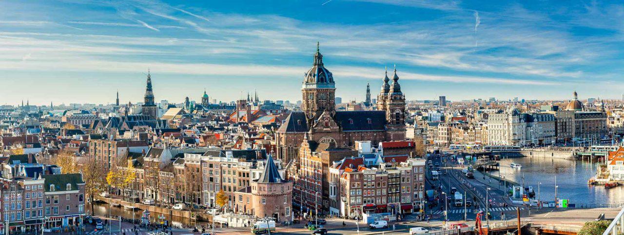 Amsterdam skyline